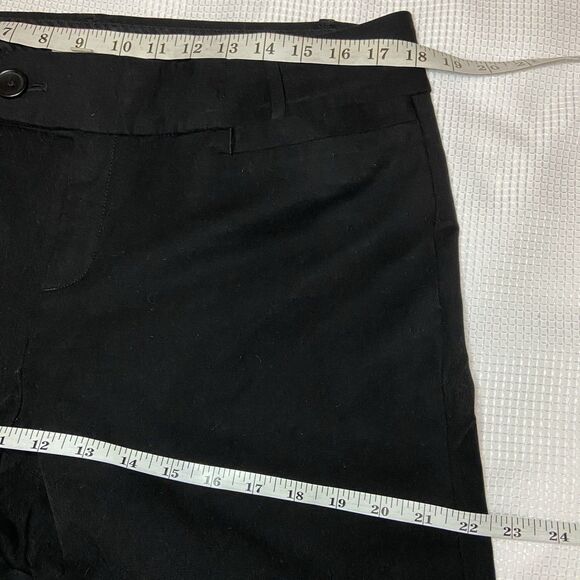 Banana Republic Jackson Fit Women Size 12 Stretch Black Trousers - Picture 13 of 16